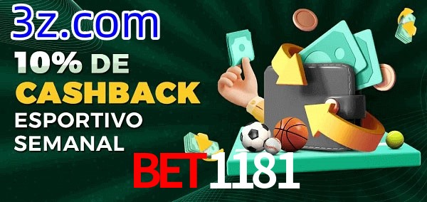 10% de bônus de cashback na BET1181